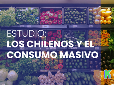 Estudio: Los chilenos y el consumo masivo🛒