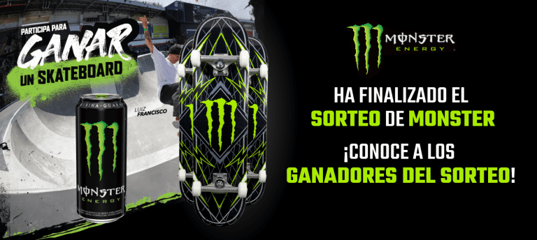 Junio: Ganadores de Skates de Monster Energy