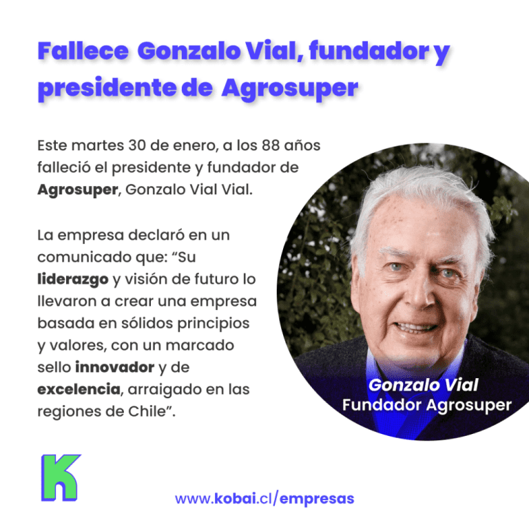 Último minuto: fallece fundador de Agrosuper